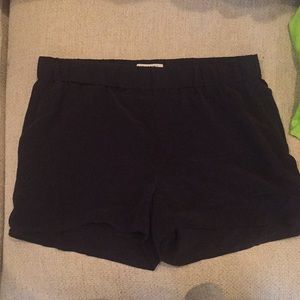 Once worn Equipment black shorts